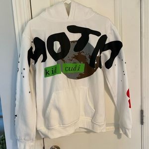 Kid Cudi Man On The Moon hoodie white medium great condition
